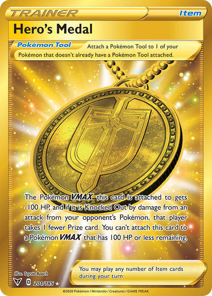 201/185 Hero's Medal (Gold)